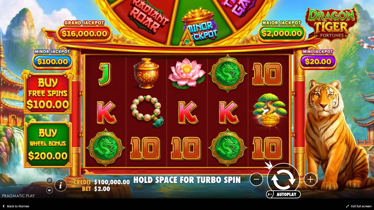 Dragon Tiger Fortunes (Pragmatic Play) Image 2